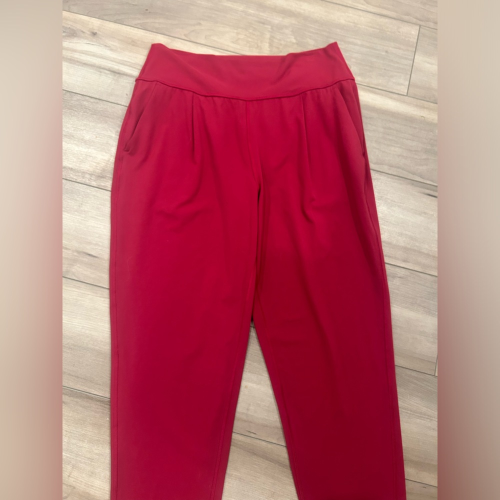 Athleta Women's Joggers/leggings Pink/red